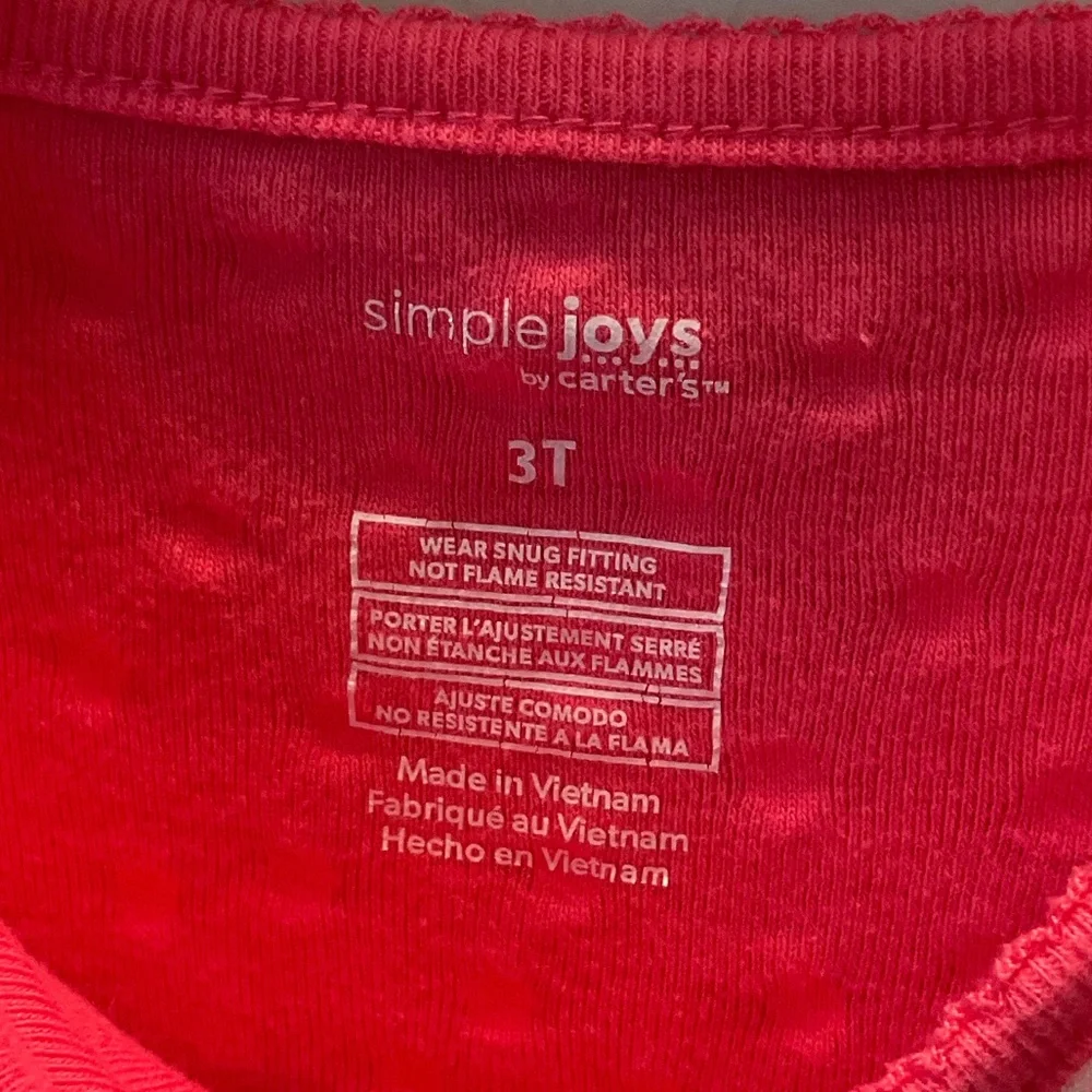 Simple Joys by Carter's Toddlers Snug-Fit Footed Cotton Pajamas, 3pk - Pink Cat - Picture 5 of 14